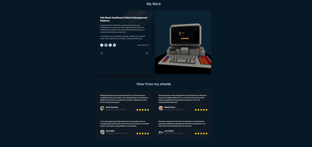 3D Portfolio